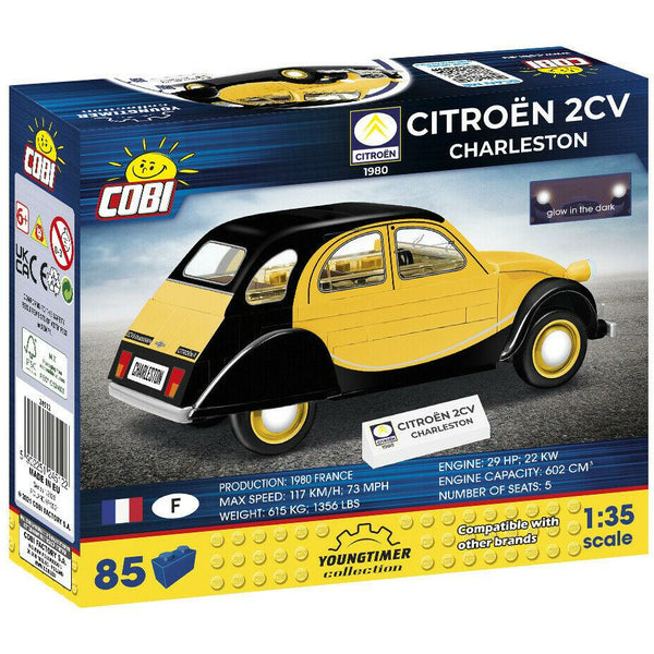 Cobi 24512 - 2CW Charleston Ente - Modellbau Auto - 85 Klemmbausteine