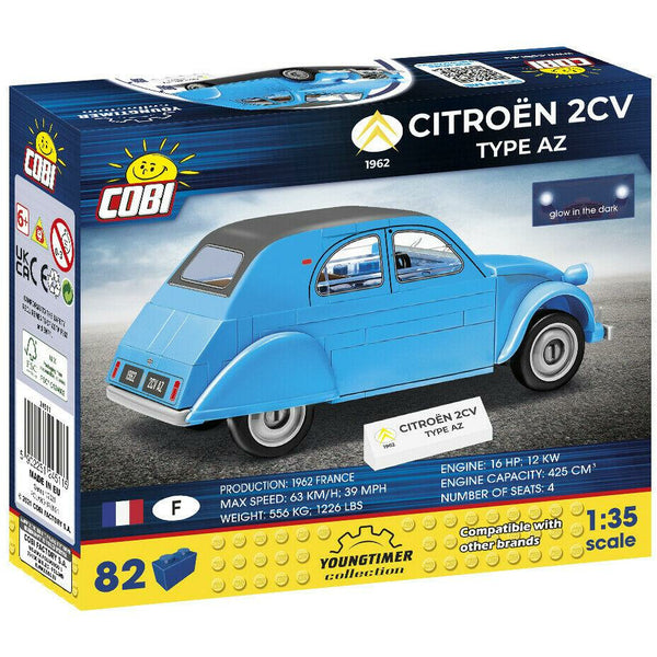 Cobi 24511 - 2CW Type AZ 1962 Ente - Modellbau Auto - 82 Klemmbausteine