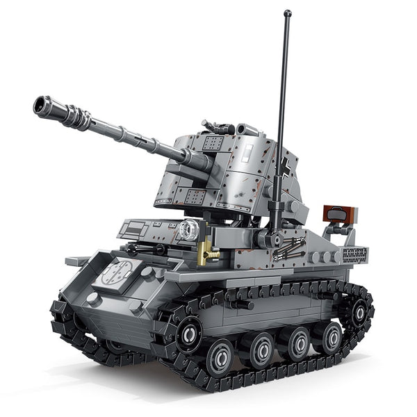 SY 0107 - Marder II Ausf. H Panzer Sd.Kfz. 132  - 479 Klemmbausteine