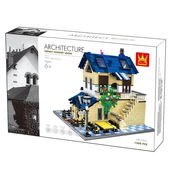 Wange 5311 - Französisches Landhaus - 1298 Klemmbausteine