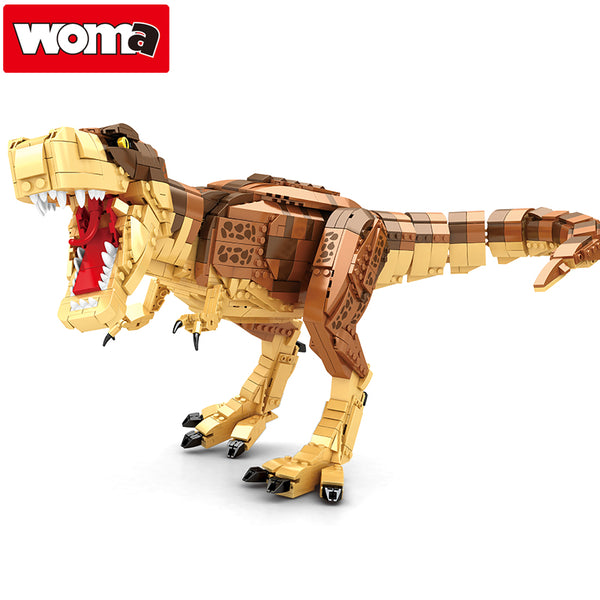 Woma C0452 - Tyrannosaurus Rex Dinosaurier Figur - 1606 Klemmbausteine